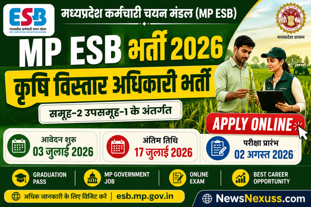 MP Krishi Vistar Adhikari Recruitment 2026